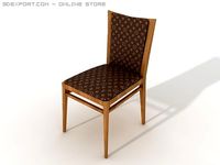Louis Vuitton Side Chair 3D Model