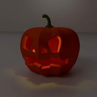 Halloween Pumpkin 3D Model