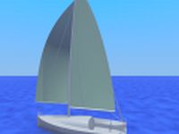 Sailboat Mengels Class 3D Model