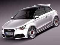 Audi A1 Quattro 2013 3D Model
