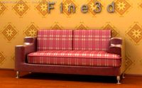 01Multiplayer sofa004 3D Model