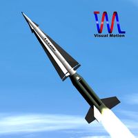 US Army Nike Hercules Missile 3D Model