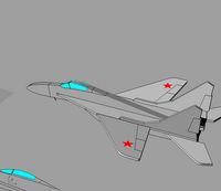 Catapult Foam Gliders MiG29 3D Model