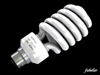 Energy saving bulb 2 3D Model