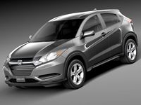 Honda HRV 2015 3D Model