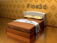 AntiqueBed090420905 3D Model