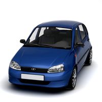 Lada Kalina 3D Model