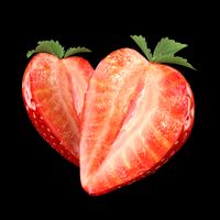 Strawberry Slice 3D Model