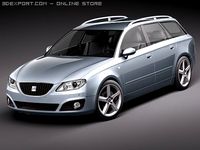 Seat Exeo ST 3D Model