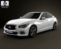 Infiniti Q50 2013 3D Model