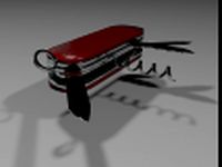 Swiss Pocket Knife 3D Model
