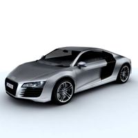 Audi R8 for games and viz 3D Model