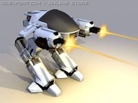 ED 209 enforcement droid 3D Model