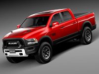 Dodge Ram 1500 Rebel 2015 3D Model