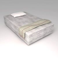 Bed Cot 05 3D Model