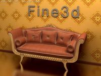 AntiqueSofa090391007 3D Model