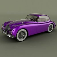Jaguar XK150 Coupe 3D Model