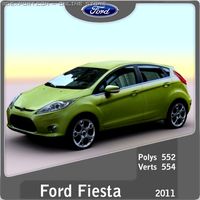 2011 Ford Fiesta 3D Model