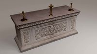Altar Low poly 3D Model