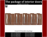 The package of interior doors 3D Model