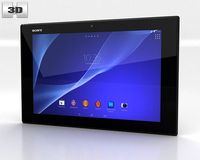 Sony Xperia Tablet Z2 Black 3D Model