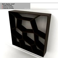 Wall Display Shelf 3D Model