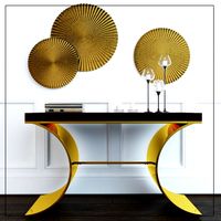 Console Seville Console and Apollo Wall Medallions 3D Model