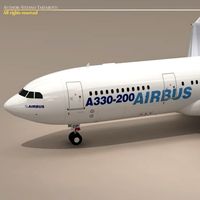 Airbus A330200 3D Model