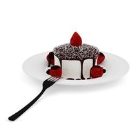 Tiramisu with Chocolate Glaze 3D Model