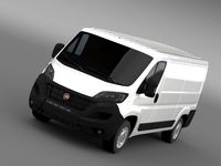 Fiat Ducato Van L2H1 2015 3D Model