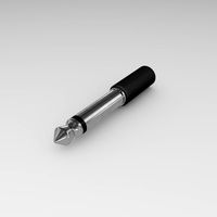 Mini Jack to Jack Audio Mono Adapter 3D Model