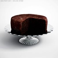 Chocolate Cake 12 3D Model