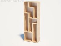 Shelf Tetris 3D Model