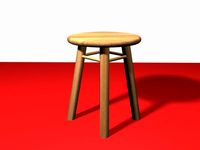 Kitchen chair 3D Model