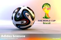 Adidas brazuca world cup 2014 ball 3D Model