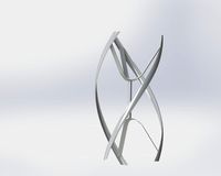 Vertical Wind Turbine 3D Model