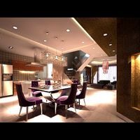Photorealistic Dining Room 0011 3D Model