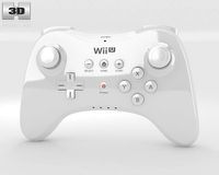 Nintendo Wii U Gamepad Pro 3D Model
