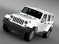 Jeep Wrangler Unlimited Indian Summer 2014 3D Model