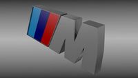 BMW M Logo 3D Model