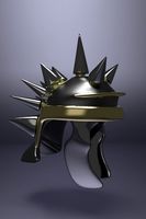 Spiked Midieval Helm 3D Model