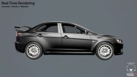 Games 3D model Mitsubishi Lancer Evo 10 3D Model