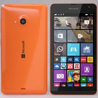 Microsoft Lumia 535 Orange 3D Model