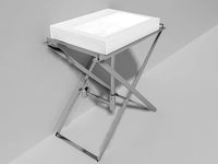 Sink on metal frame Keramag Era 3D Model
