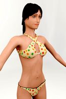 Sexy 3D character Sofie 3D Model