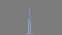 Burj Khalifa 3D Model
