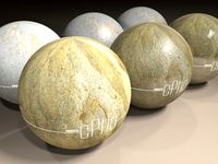 MATERIAL 6 PACK Seamless Sandstone 0102 3D Model