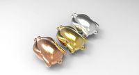 Chicken pendant 3D Model