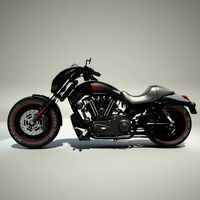 Harley Davidson VRod 3D Model