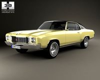 Chevrolet Monte Carlo 1972 3D Model